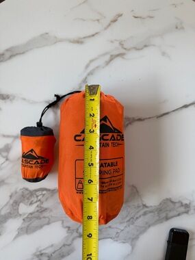 Cascade Mountain Tech Inflatable Hex-Cell Sleeping Pad and Pillow